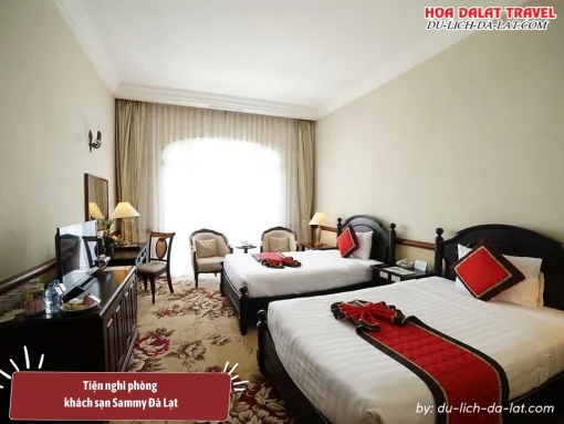 ​Phòng tại khách sạn Sammy Đà Lạt được trang bị Wi-Fi miễn phí, TV truyền hình cáp, minibar, két sắt an toàn, ấm đun nước điện, đồ dùng vệ sinh cá nhân miễn phí, bàn làm việc và khu vực tiếp khách