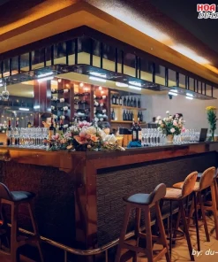 Quầy bar phục vụ nhu cầu giải trí của khách hàng ở khách sạn Sammy Đà Lạt