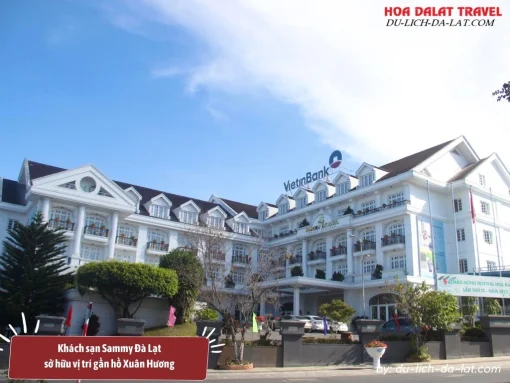 Khách sạn Sammy sở hữu vị trí gần hồ Xuân Hương Đà Lạt