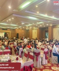 Phòng tiệc cưới ở khách sạn Vietsovpetro Đà Lạt sang trọng và dịch vụ chuyên nghiệp