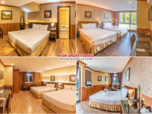 Các loại phòng nghỉ tại Kings Hotel Dalat