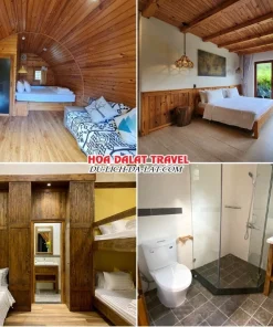 Hệ thống phòng nghỉ tại Lat Valley Retreat Village Đà Lạt