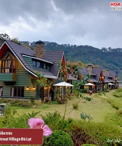 Kiến trúc của Lat Valley Retreat Village được thiết kế với các villa biệt lập hòa mình vào thiên nhiên