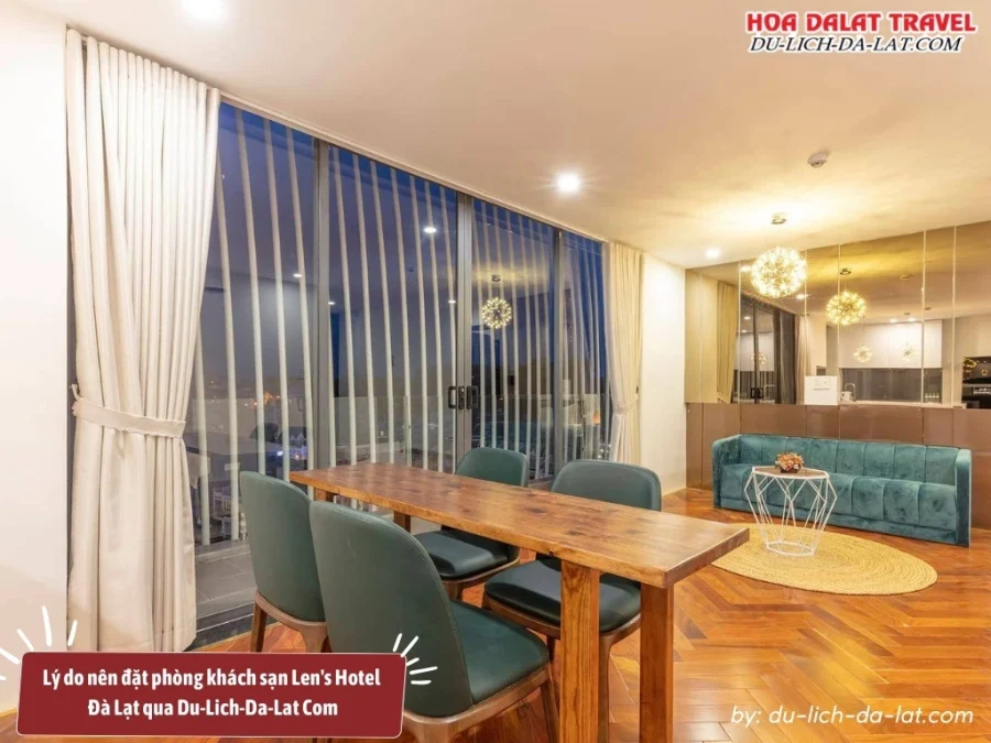 Lý do nên đặt phòng khách sạn Len's Hotel Đà Lạt qua Du-Lich-Da-Lat Com