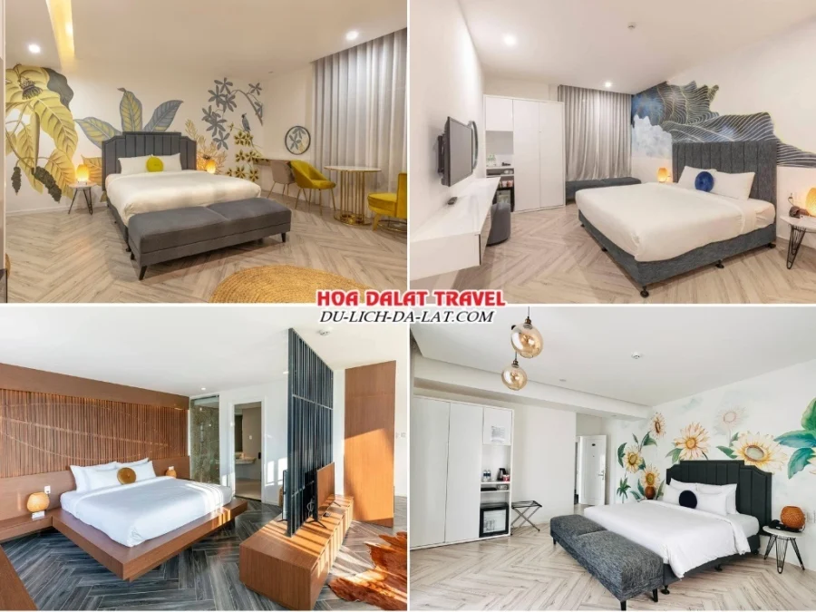 Các loại phòng tại Len's Hotel Đà Lạt