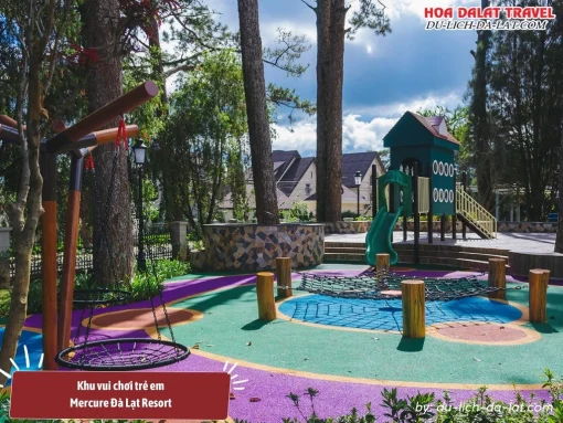 Khu vui chơi trẻ em ngoài trời KIDs Playground tại Mercure Đà Lạt Resort