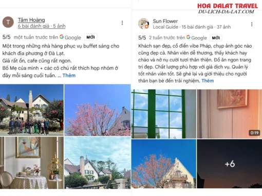 Đánh giá của khách hàng về Mercure Dalat Resort dựa trên Google Maps