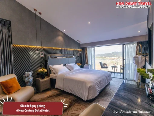 Giá các hạng phòng ở New Century Dalat Hotel từ 950.000 đến 2.650.000 đồng 1 đêm