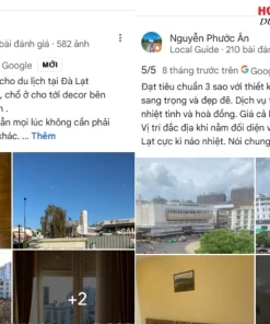 Đánh giá của khách hàng về Nice Dream Hotel Đà Lạt dựa trên Google Maps