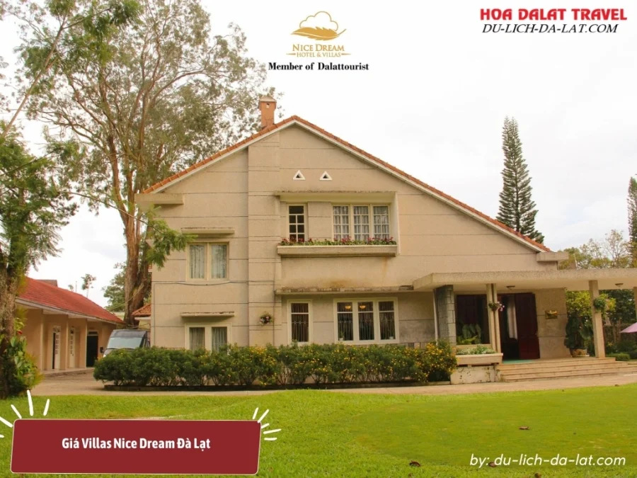 Giá phòng Villas Nice Dream từ 1.500.000 đến 9.000.000 đồng 1 đêm