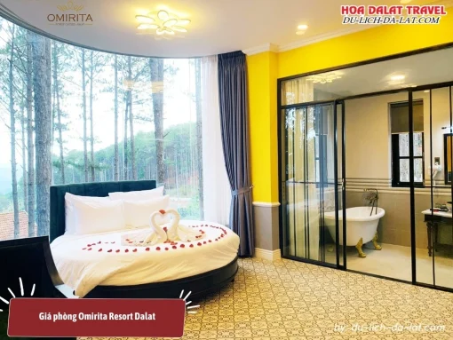 Giá phòng Omirita Resort Dalat từ 1,000,000 đến 3.000.000 đồng 1 đêm