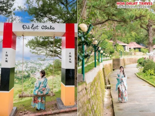 Check in không gian xanh ở Osaka Village Dalat