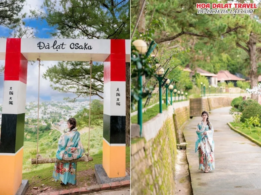 Check in không gian xanh ở Osaka Village Dalat