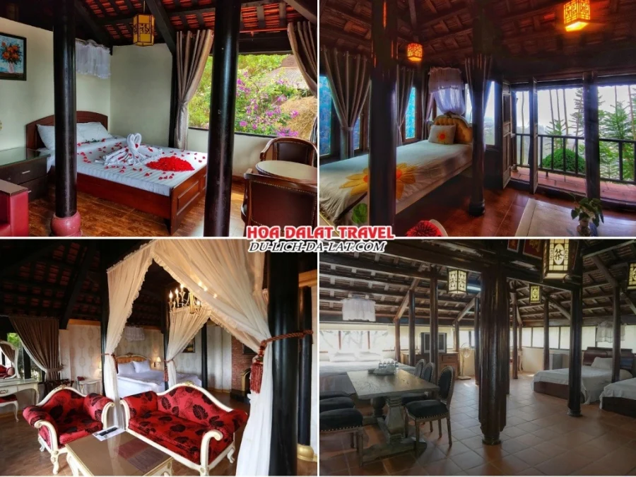 Hệ thống phòng nghỉ tại Osaka Resort Đà Lạt