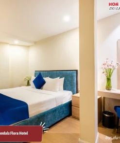 Phòng ốc Sandals Flora Hotel Đà Lạt tiện nghi, sang trọng với TV màn hình phẳng, điều hòa, minibar, bàn làm việc, wifi...