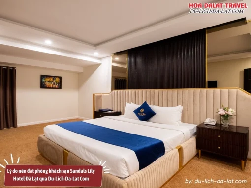 Lý do nên đặt phòng khách sạn Sandals Lily Hotel Đà Lạt qua Du-Lich-Da-Lat Com