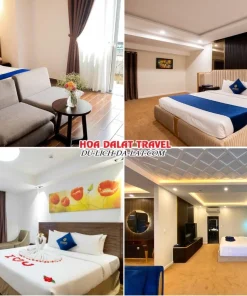 Hệ thống phòng nghỉ tại Sandals LiLy Hotel Đà Lạt