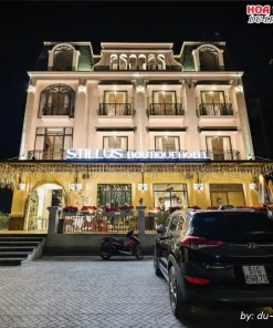 Stillus Boutique Hotel Đà Lạt vào ban đêm