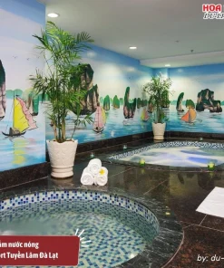 Bể sục (jacuzzi) tại Zen Spa của Swiss-Belresort Tuyền Lâm Đà Lạt