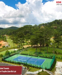 Sân tennis chất lượng cao của Swiss-Belresort Tuyền Lâm Đà Lạt