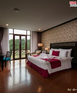 Phòng nghỉ Swiss-Belresort Tuyền Lâm Đà Lạt cao cấp, tiện nghi hiện đại và view đẹp