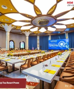 Phòng hội nghị tại Tea Resort Prenn rộng rãi, được trang bị hiện đại