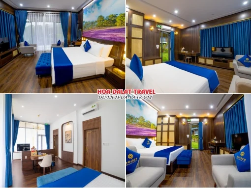Hệ thống phòng và villa tại Tea Resort Prenn