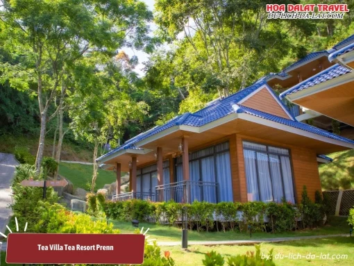 Tea Villa tại Tea Resort Prenn có thiết kế tinh tế và tiện nghi hiện đại