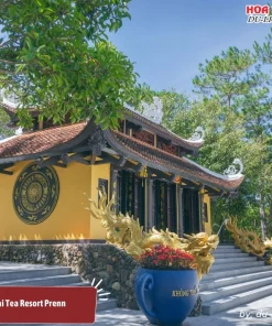 Tham quan Đền Hùng với kiến trúc tâm linh uy nghiêm tại Tea Resort Prenn