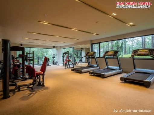 Phòng tập gym hiện đại ở Terracotta Hotel and Resort Dalat