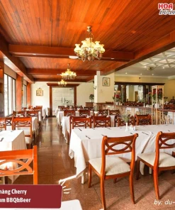 Nhà hàng Cherry tại TTC Hotel Premium Đà Lạt được thiết kế theo phong cách hiện đại, với không gian nhẹ nhàng