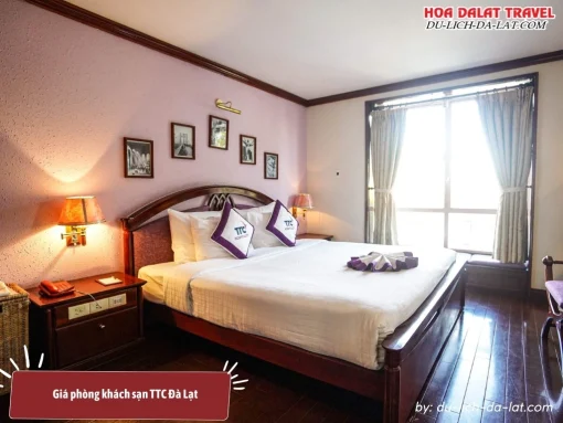 Giá phòng khách sạn TTC Đà Lạt từ 1,150,000 đến 3,450,000 đồng 1 đêm
