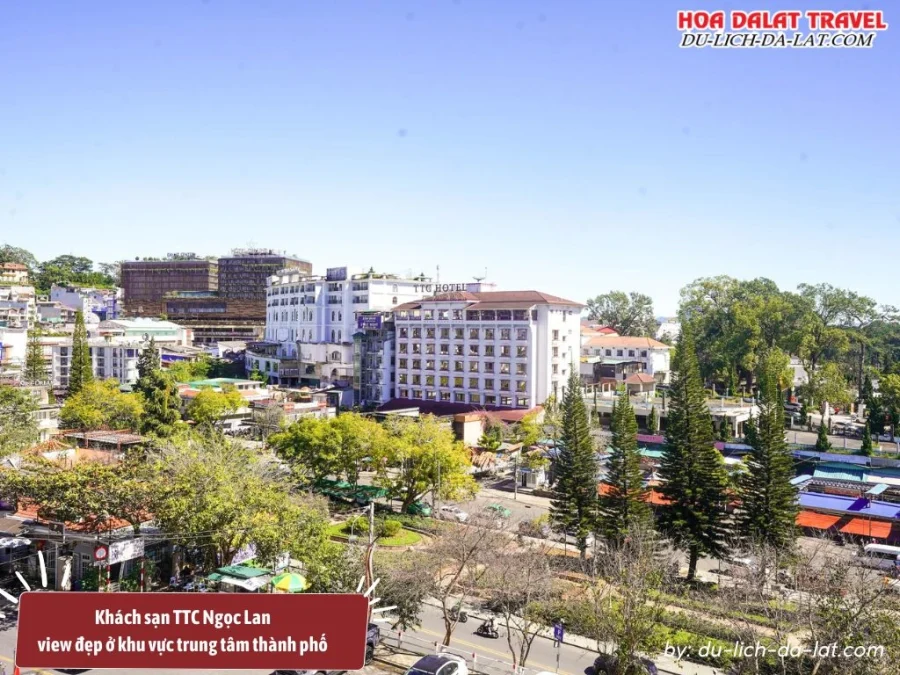 TTC Hotel Ngọc Lan có view đẹp ở khu vực trung tâm thành phố