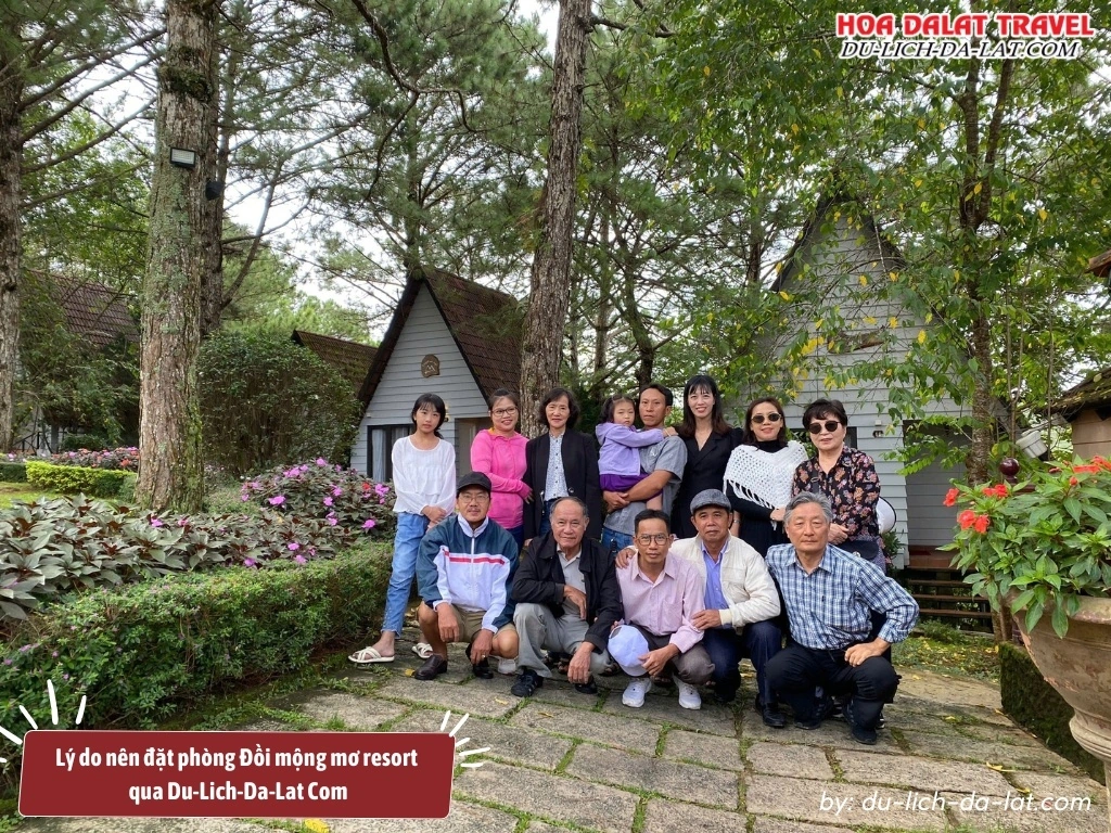 Lý do nên đặt phòng khách sạn Đồi mộng mơ resort qua Du-Lich-Da-Lat Com