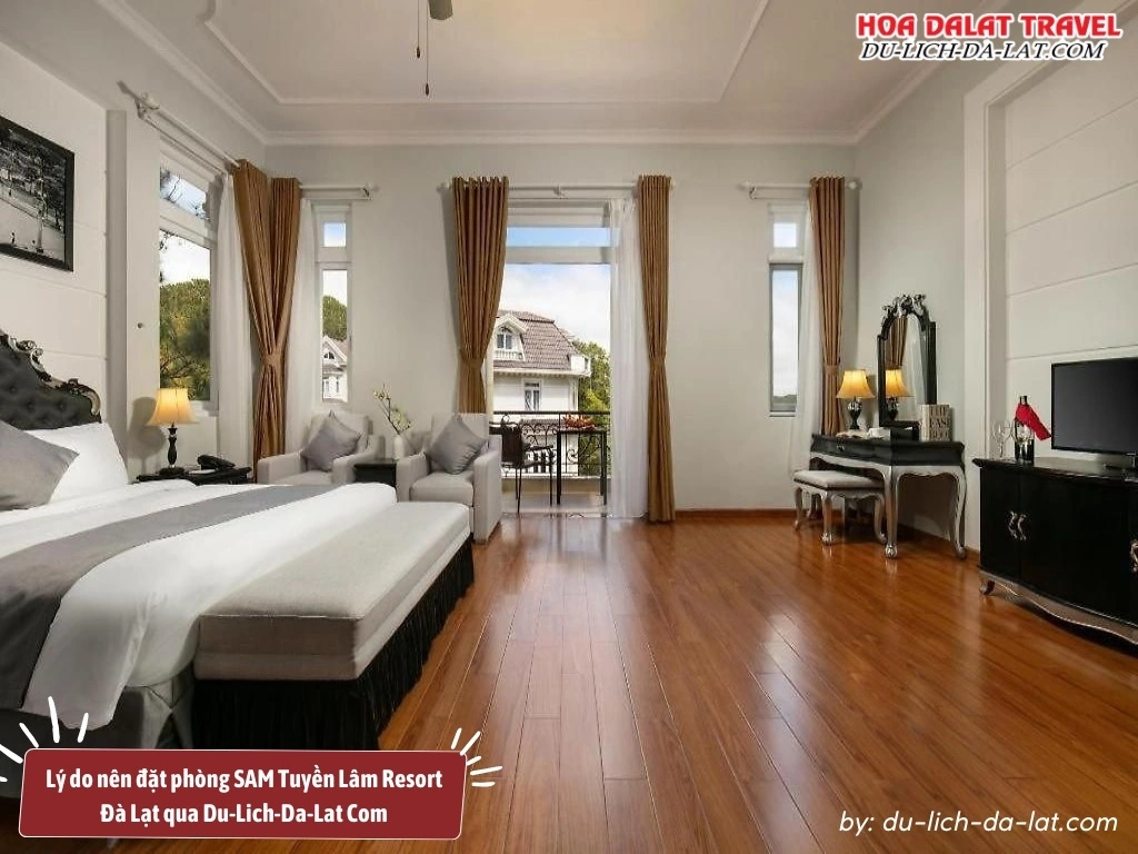 Lý do nên đặt phòng SAM Tuyền Lâm Resort Đà Lạt qua Du-Lich-Da-Lat Com